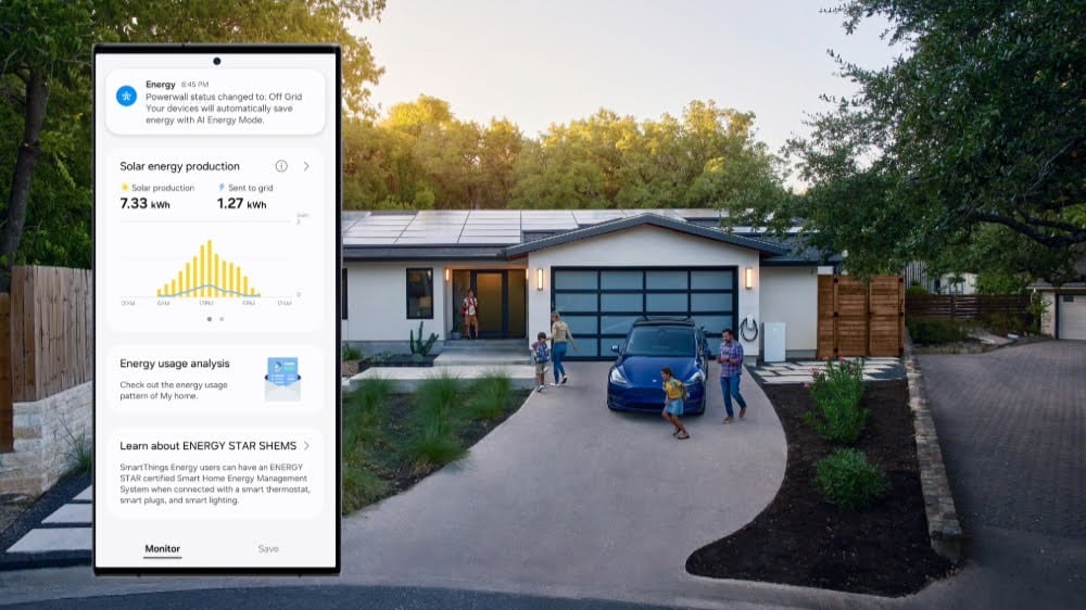 Samsung SmartThings: Povezava z Tesla EVs in Powerwall Battery
