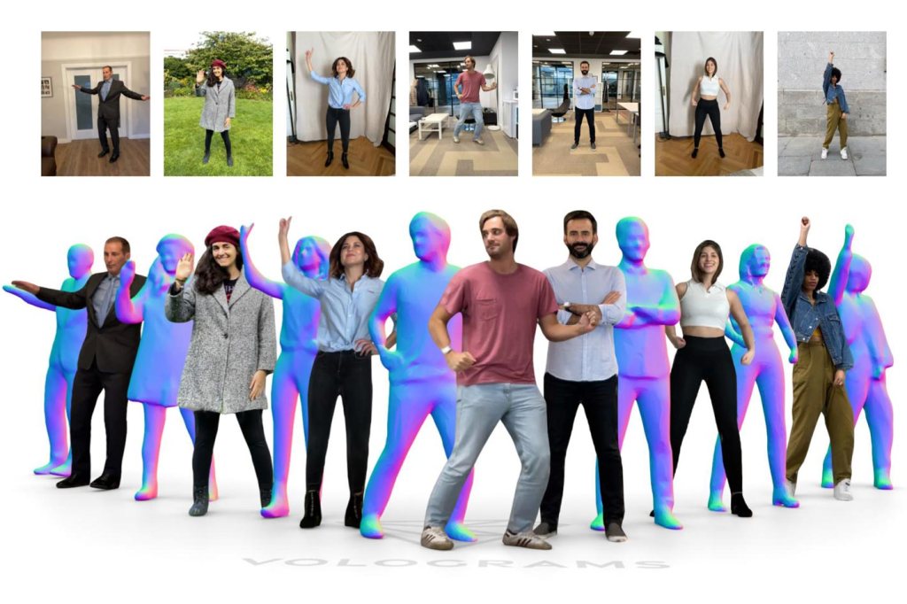 Kako ustvariti 3D holograme ljudi z umetno inteligenco